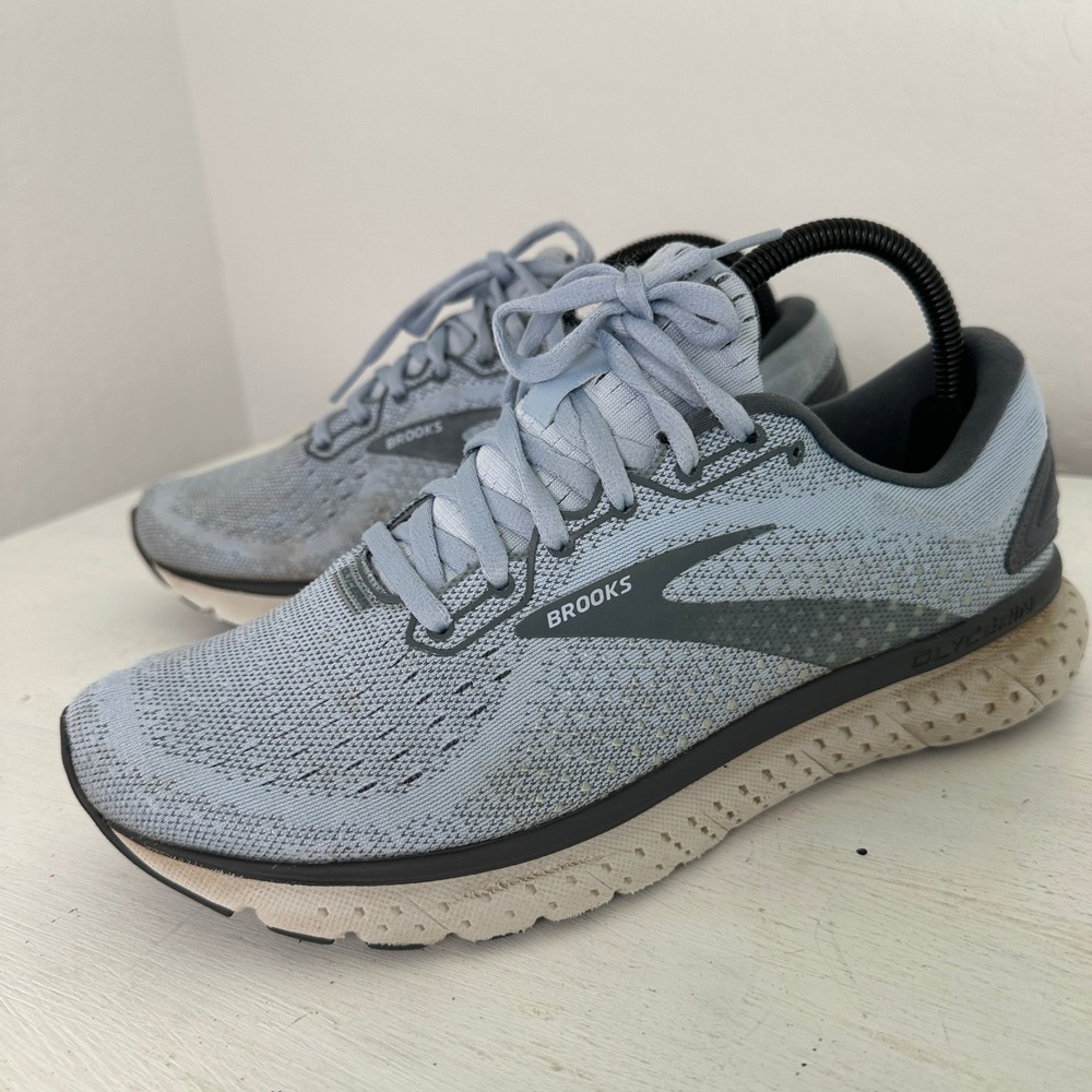 Brooks Running Shoes Womens 9 Glycerin 18 Light Blue DNA LOFT 1203171D073